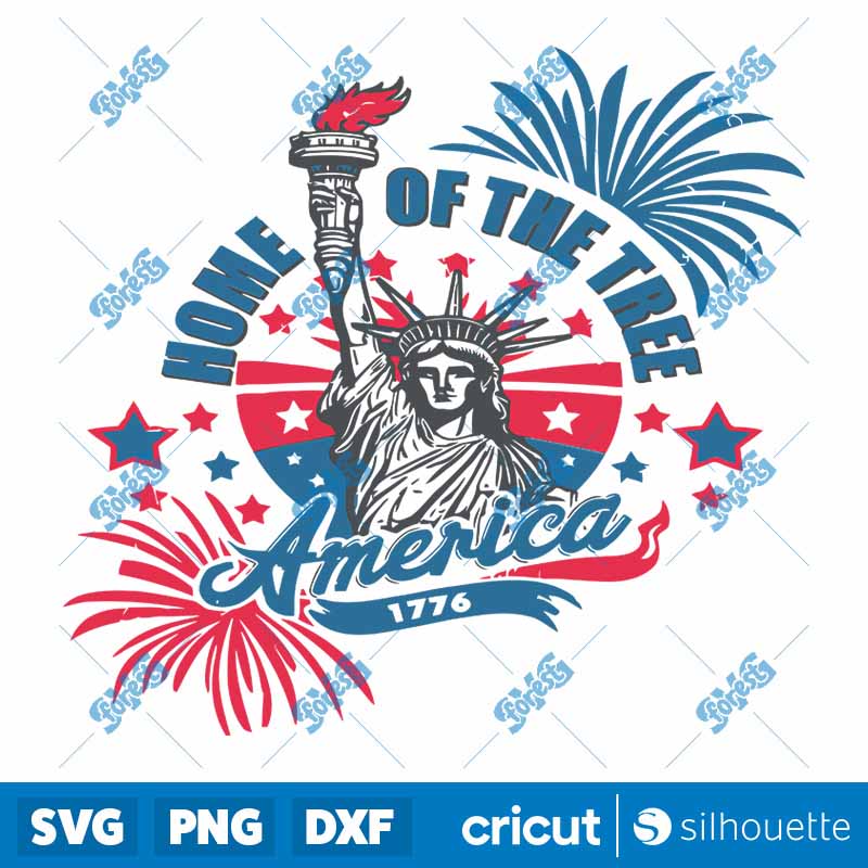 Home Of the Free America 1776
  Party In the USA SVG