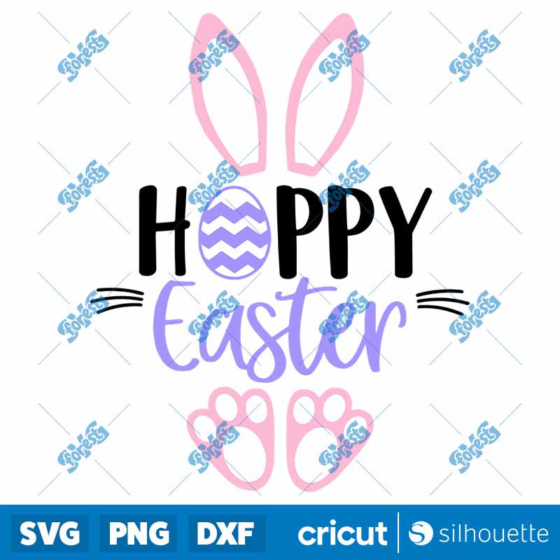 Hoppy Easter Bunny SVG