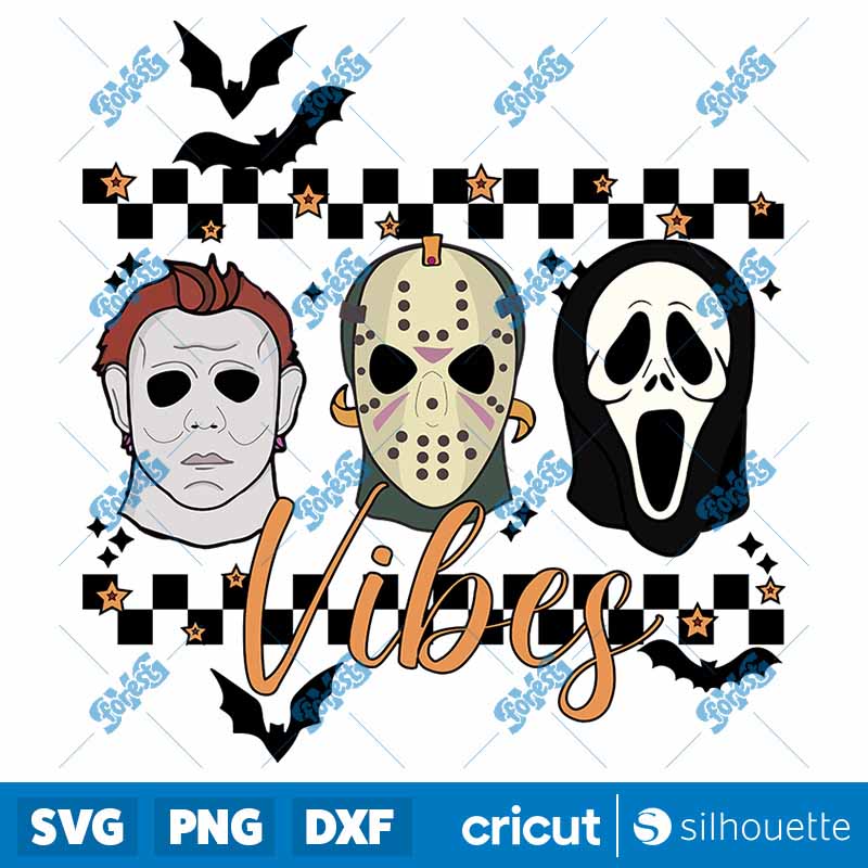 Horror Face mask Vibes SVG