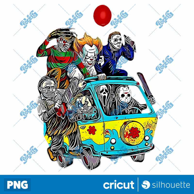 Horror Friends Commandeered
Scoobys Van PNG