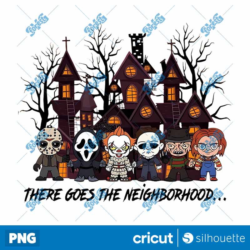 Horror Friends Halloween PNG