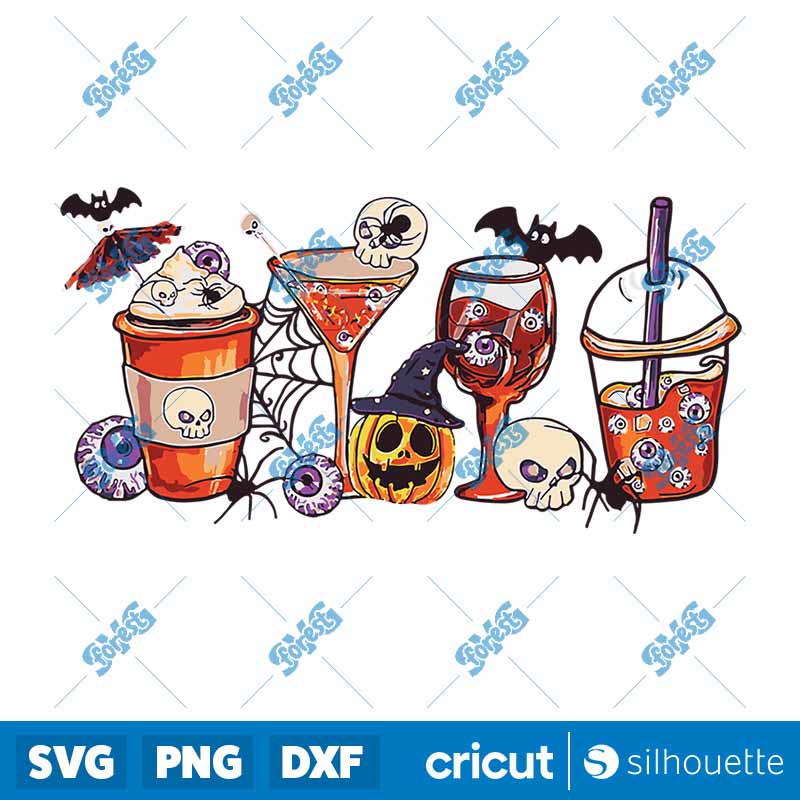 Horror Movie And Coffee
Halloween Spooky Season Fall Coffee SVG