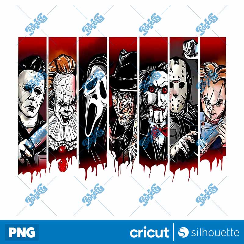 Horror Movie Characters
  Halloween PNG