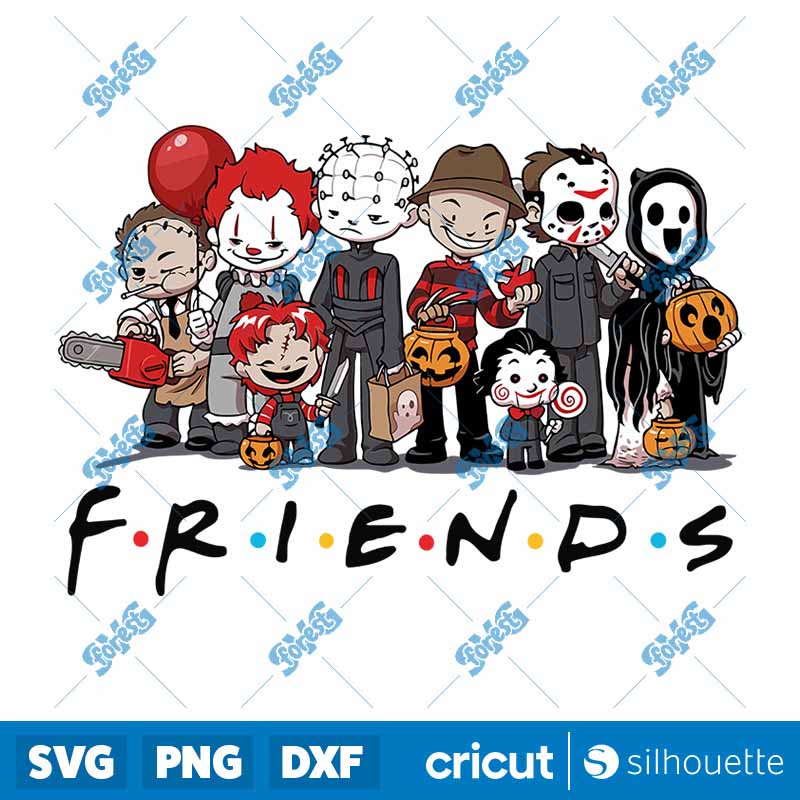 Horror Movie Friends PNG