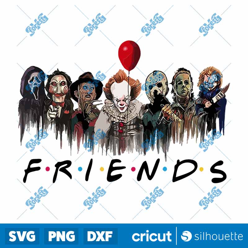 Horror Movie Friends PNG