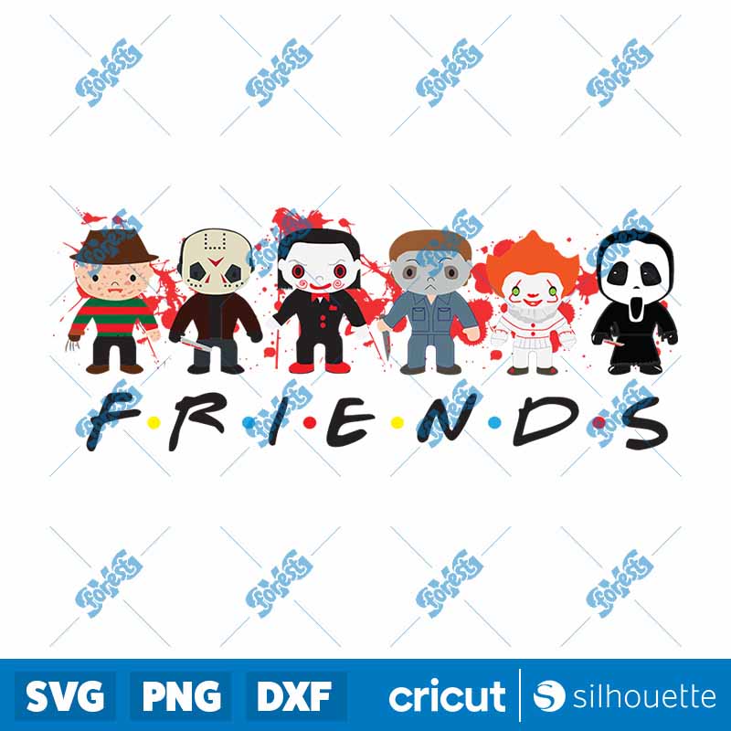 Horror Movie Friends PNG