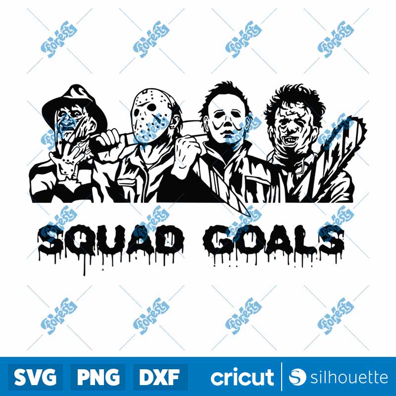 Horror Movie SquadGoals SVG