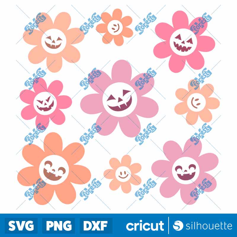 Horror Sunflower Smiley
  SVG-PNG