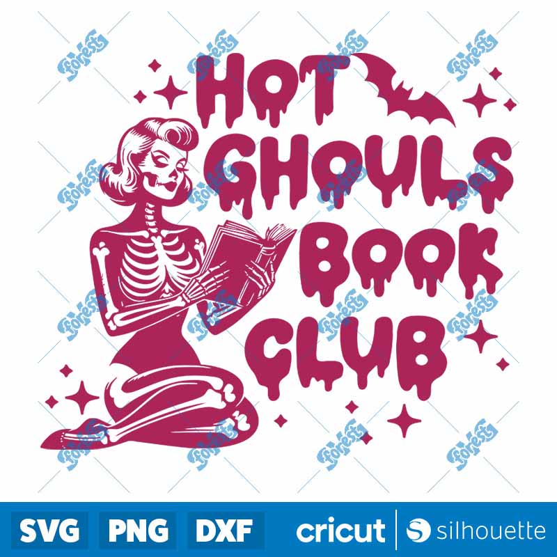 Hot Ghouls Book Club SVG