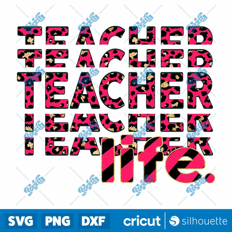 Hot Pink And Gold Teacher
Design