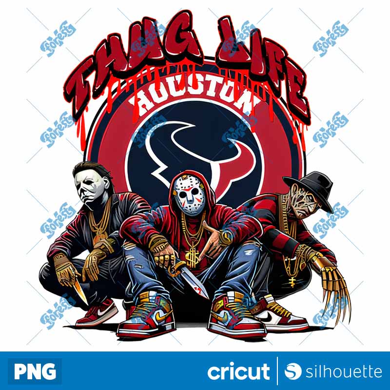 Houston Texans Thug Life
  Horror NFL Football PNG