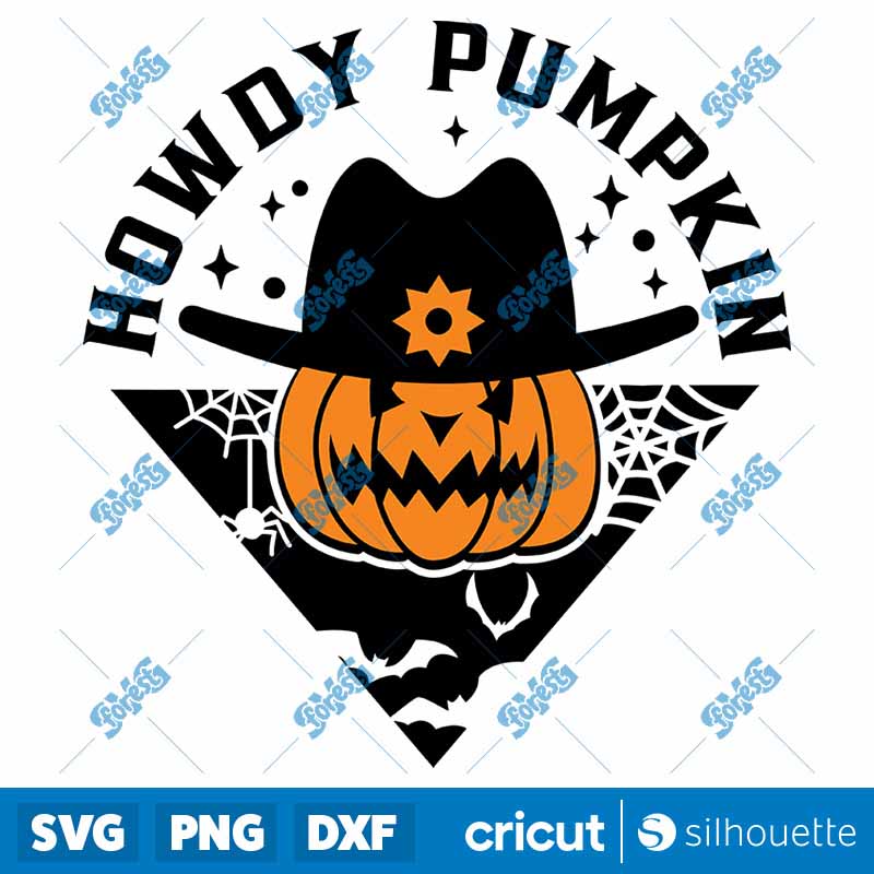 Howdy Pumpkin SVG