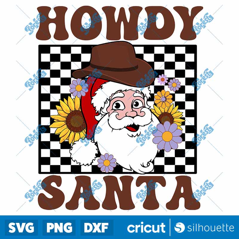 Howdy Santa PNG