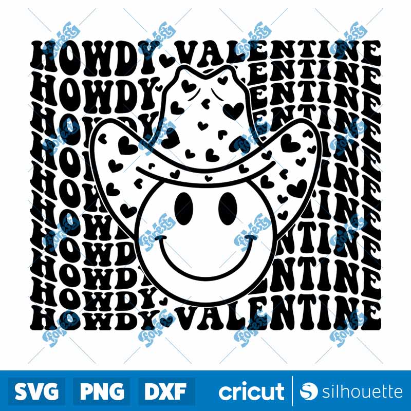 Howdy Valentine SVG