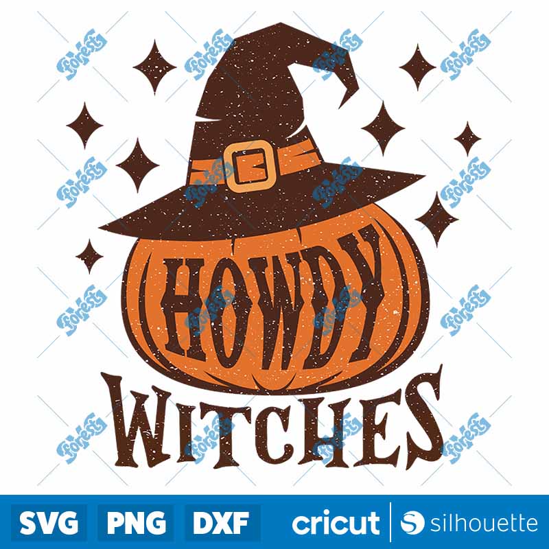 Howdy Witches Sublimation PNG