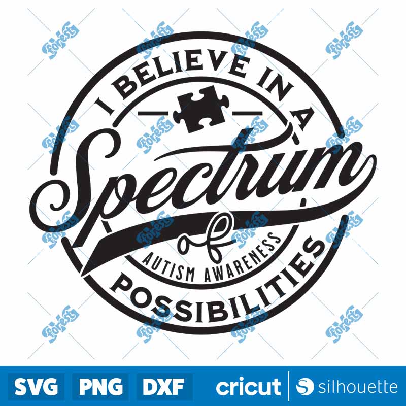 I Believe In A Spectrum Of
  Possibilities SVG