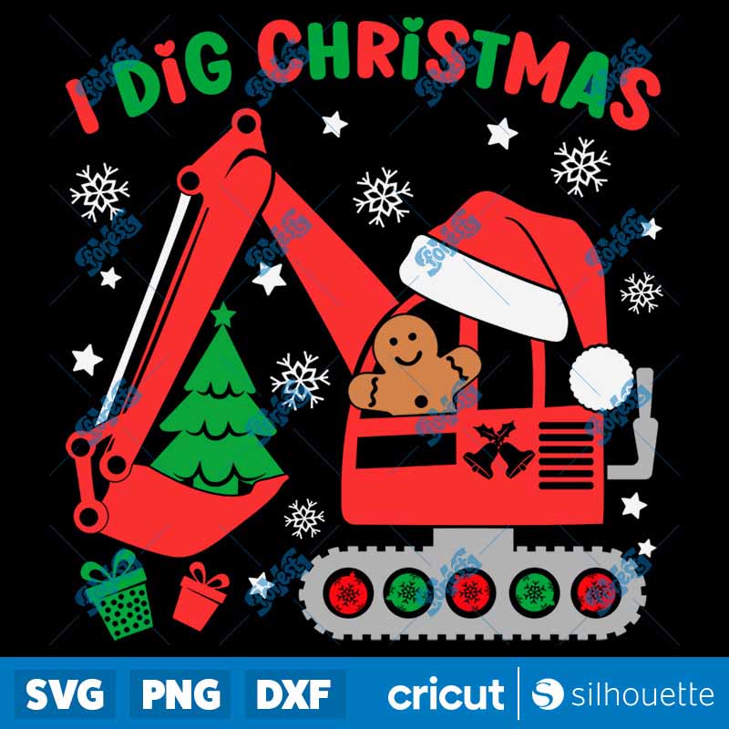 I Dig Christmas SVG