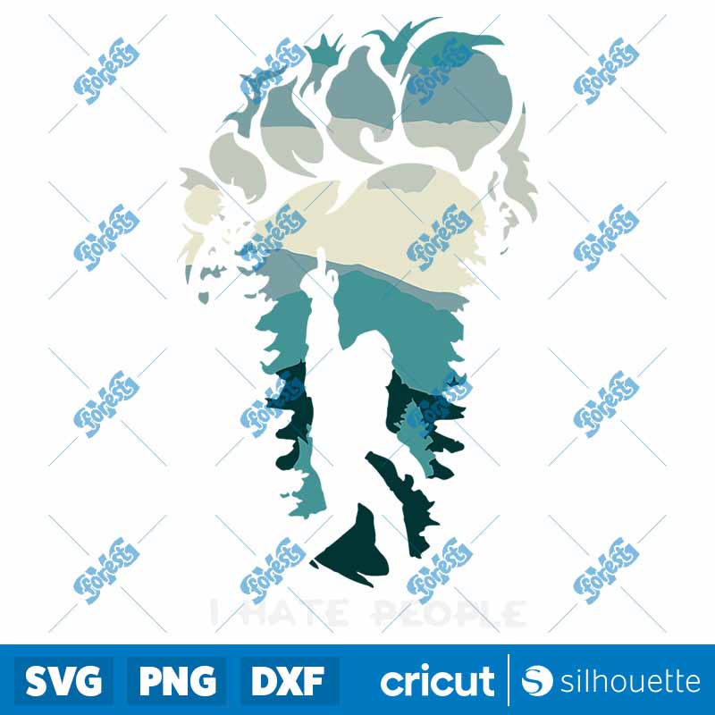 I Hate People Bigfoot SVG