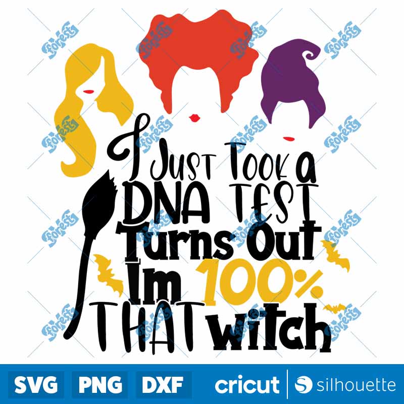 I Just Took A DNA Test 100%
That Witches Hocus Pocus SVG