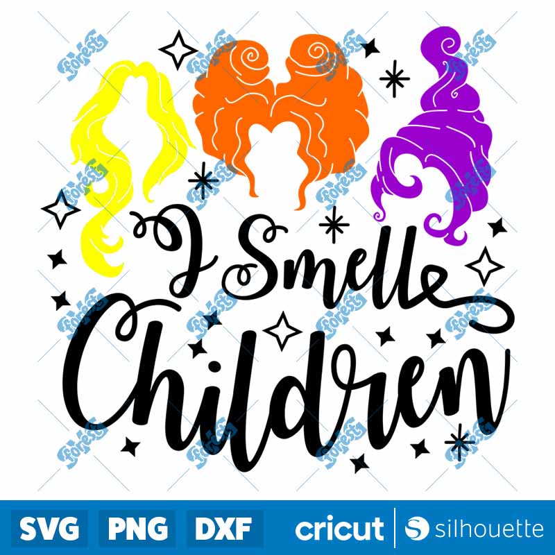 I Smell Children Sanderson
  Sisters Halloween SVG