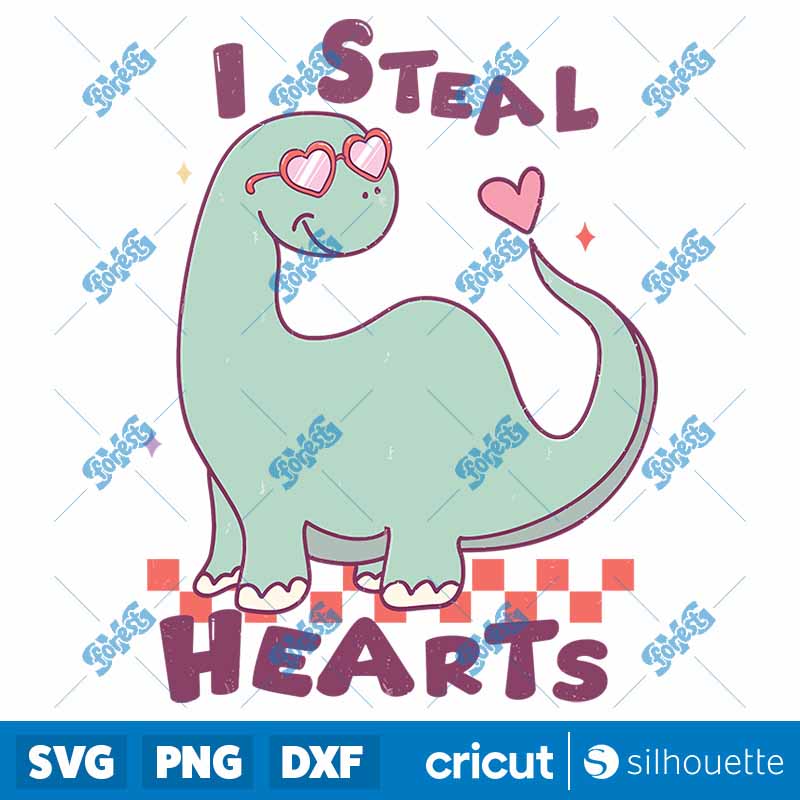 I Steal Heart Dinosaur Cute
PNG