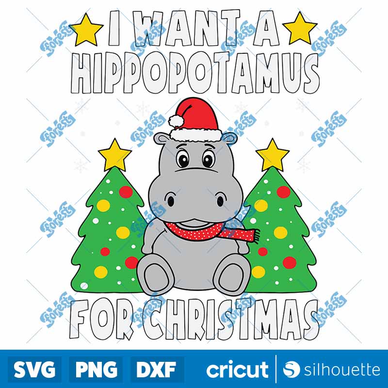 I Want A Hippopotamus For
Christmas Hippo Pajamas Boys Girls