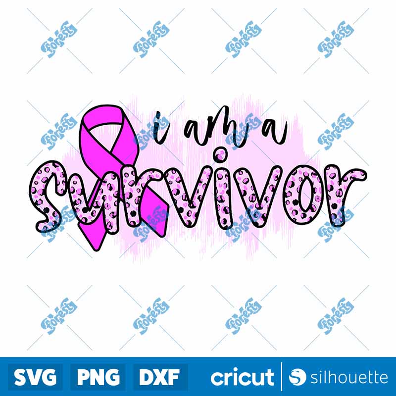 I'm A Survivor Pink Ribbon PNG