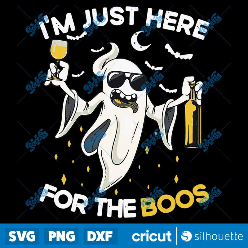 I'm Just Here For The Boos
Funny Halloween Spooky Season SVG