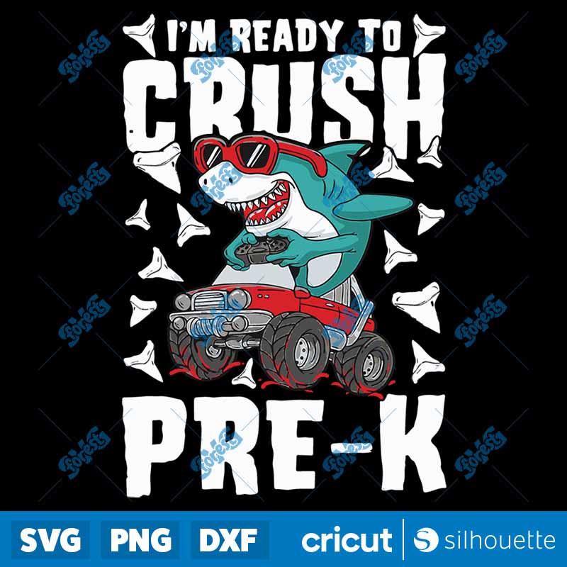 I'm Ready To Crush 4th Grade
  Back To School Video Game SVG