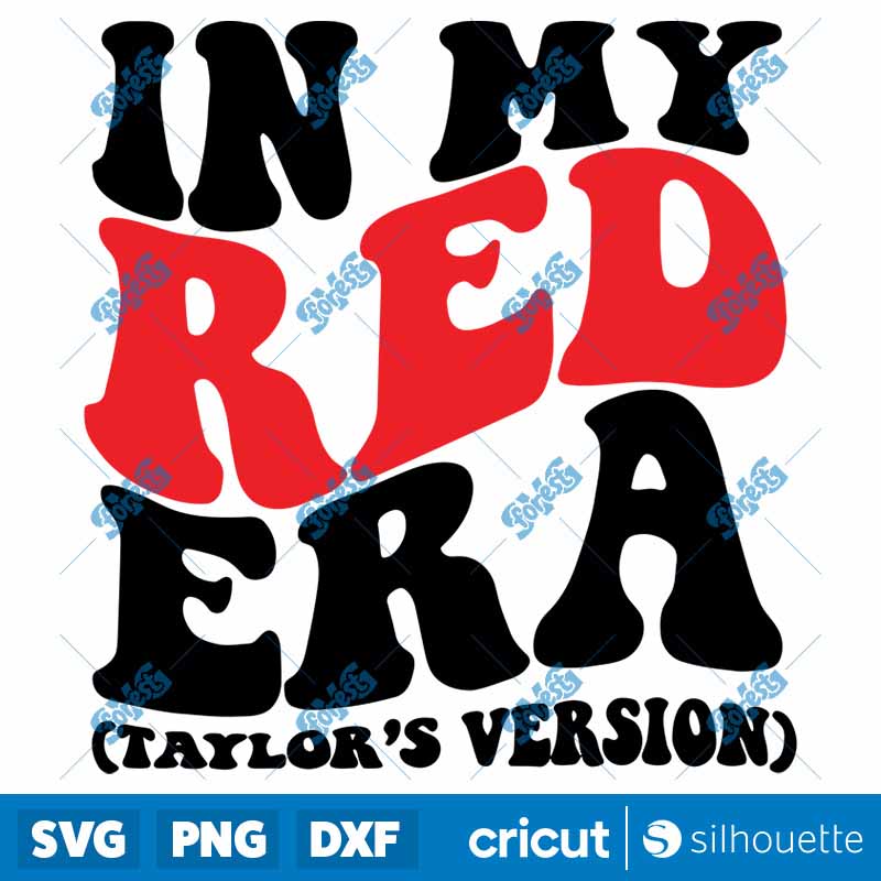 In My Red Era SVG