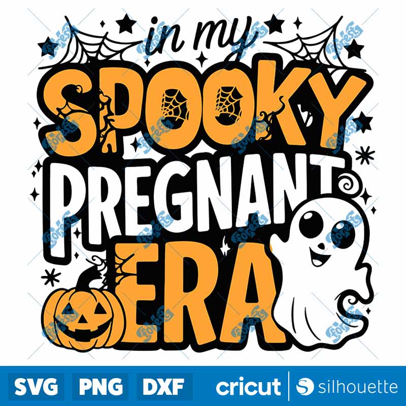 In My Spooky Pregnant Era
  Halloween SVG