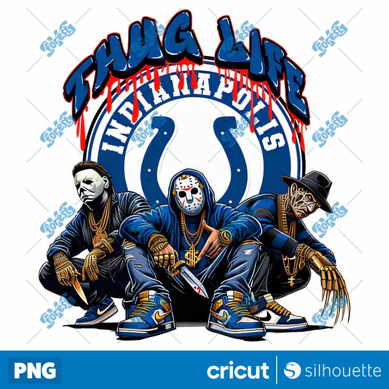 Indianapolis Colts Thug Life
  Horror NFL Football PNG