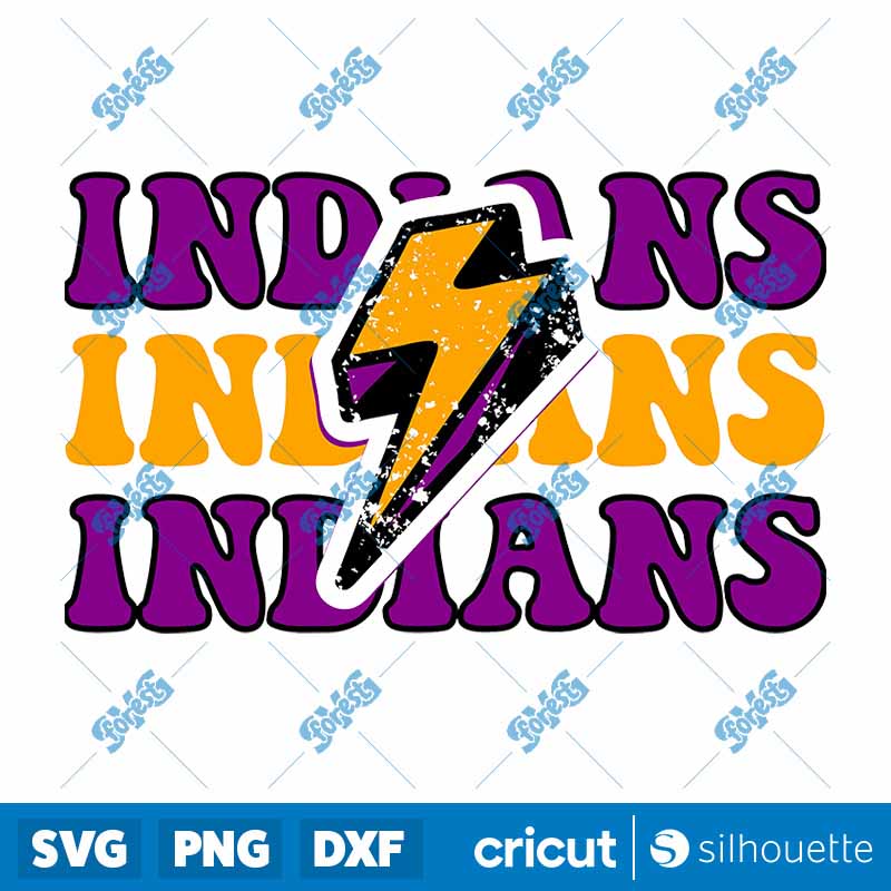 Indians Retro PNG