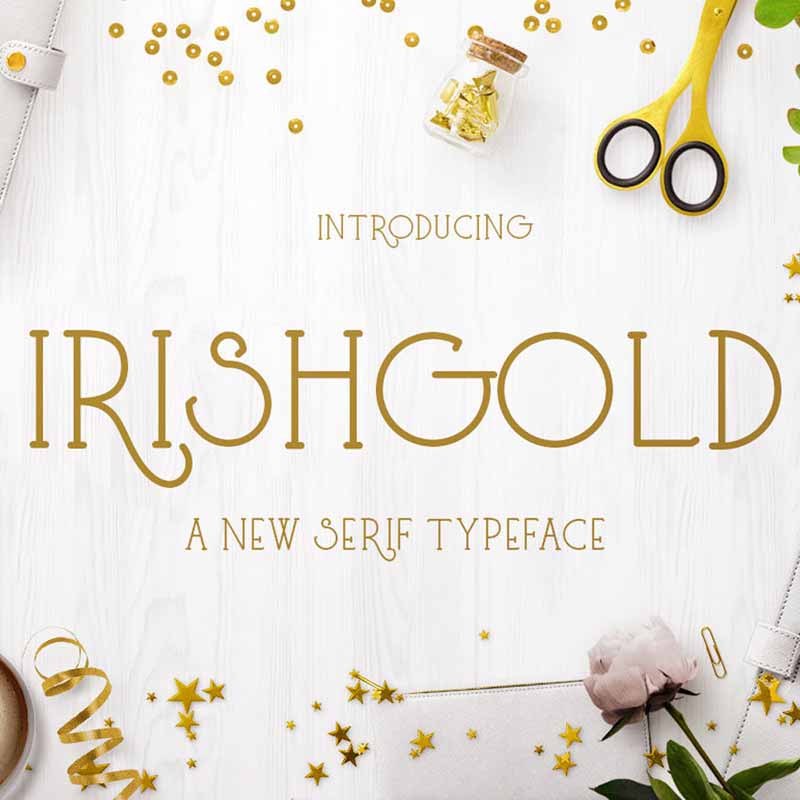 Irishgold Font