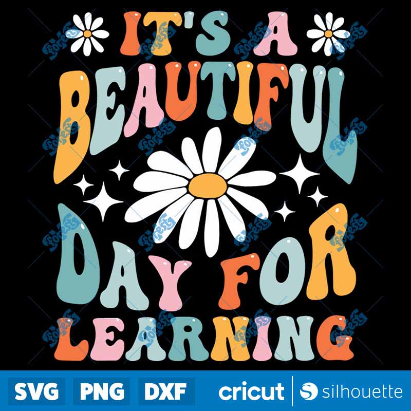 Its Beautiful Day For Learning
Rainbow Teacher Students SVG