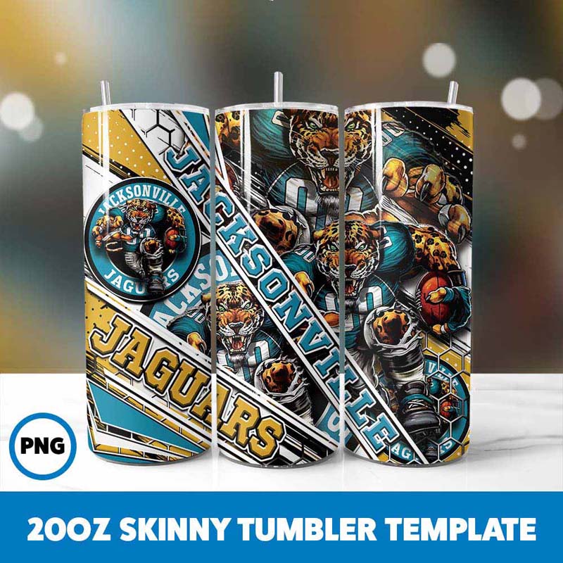 Jacksonville Jaguars Mascot
  Tumbler Wrap