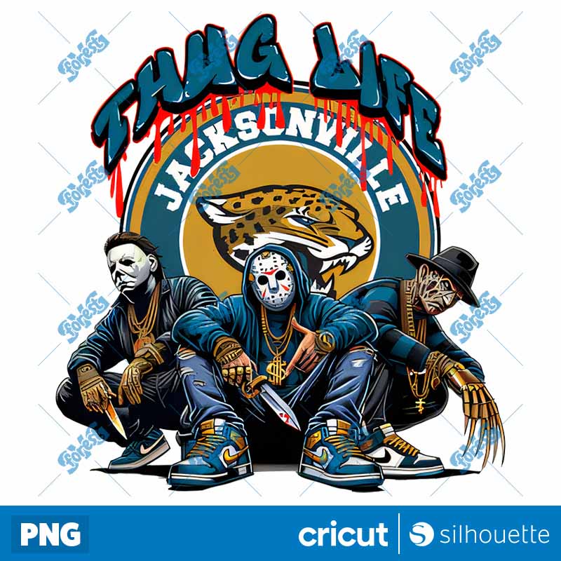 Jacksonville Jaguars Thug Life
  Horror NFL Football PNG