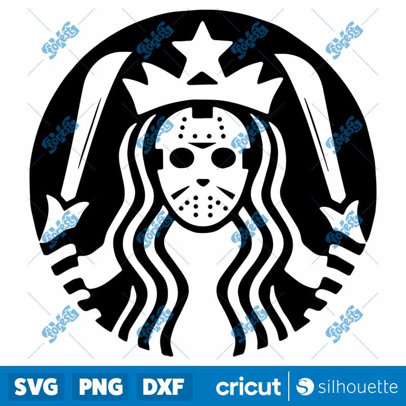 Jason Voorhees Starbucks SVG