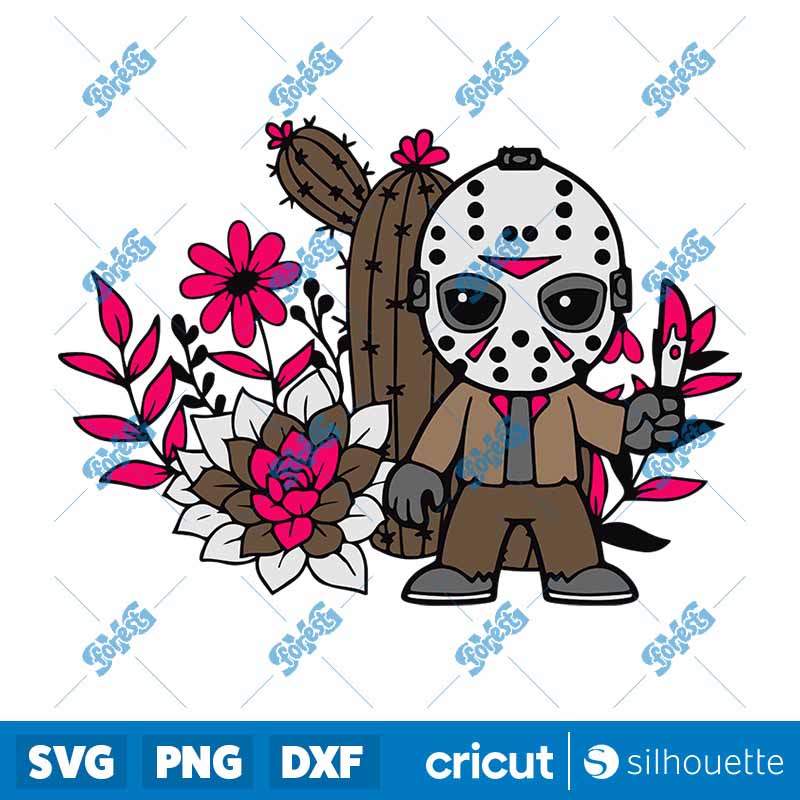 Jason Vorhees Cactus SVG