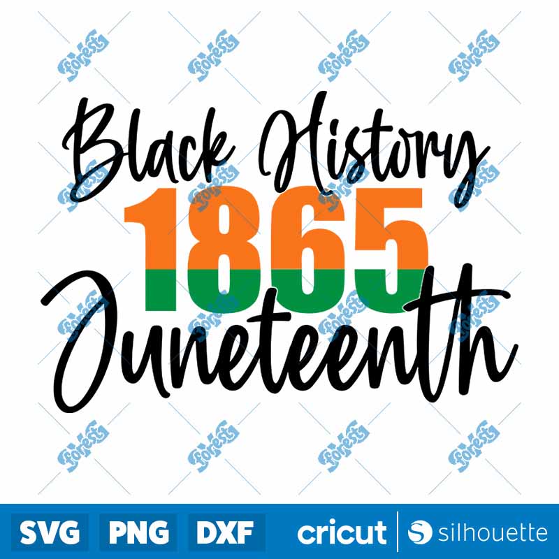 Juneteenth 1865 SVG