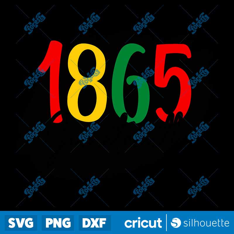 Juneteenth 1865 SVG