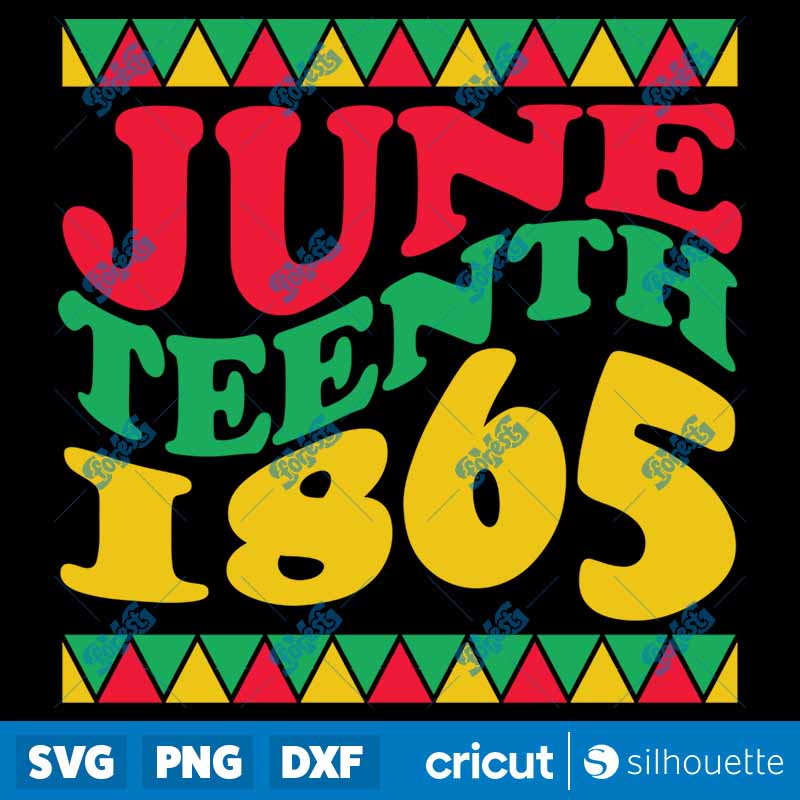 Juneteenth 1865 SVG