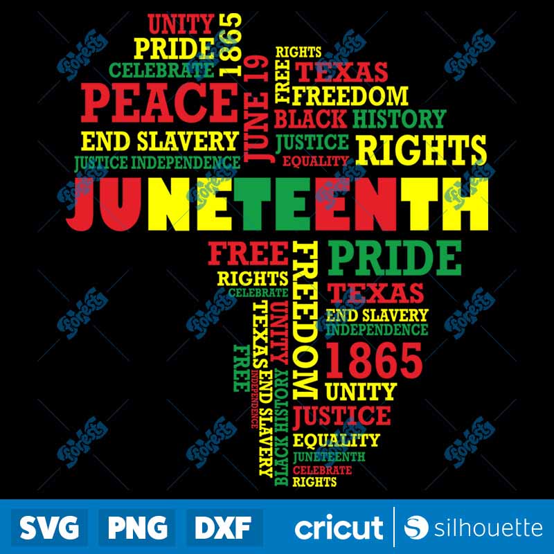 Juneteenth Africa SVG