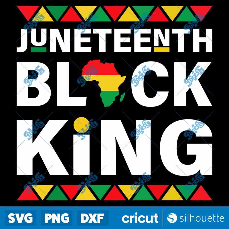 Juneteenth Black King SVG