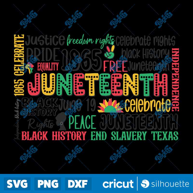 Juneteenth Celebrate
  Independence SVG