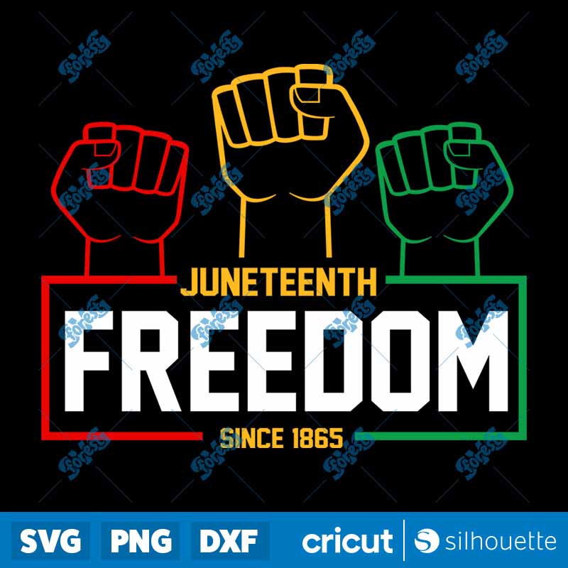 Juneteenth Freedom since 1865
  SVG