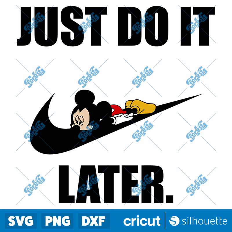 Just Do It Later SVG