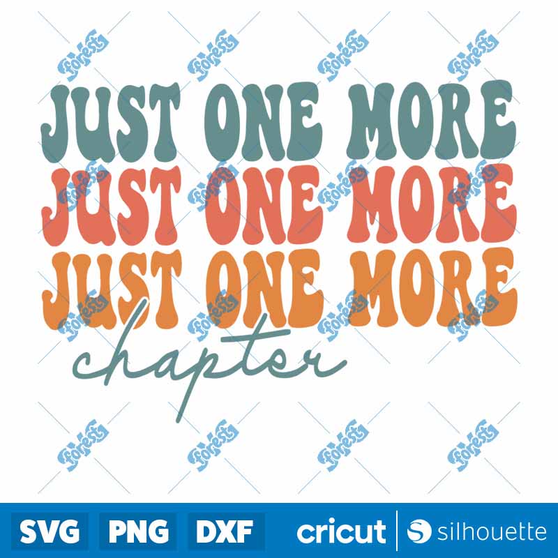 Just One More Chapter SVG