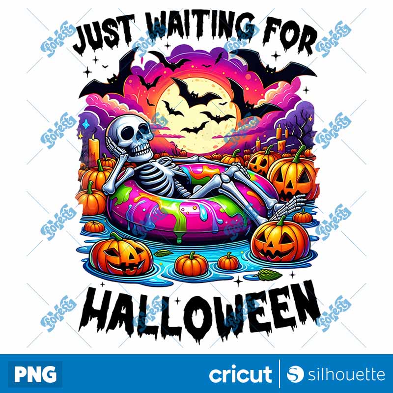 Just Waiting For Halloween PNG