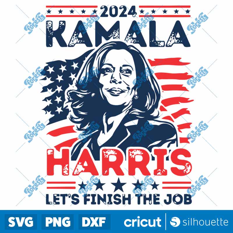 Kamala Harris Let's Finish the
  Job 2024